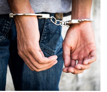 man in handcuffs